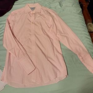 Charles Tyrwhitt Pink/White Dress Shirt